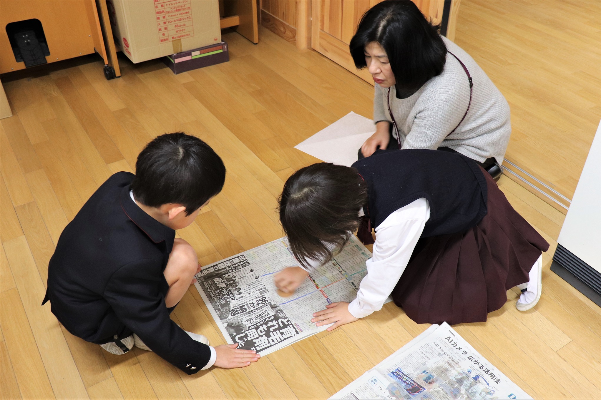 ２年生　カラー版画に挑戦！！