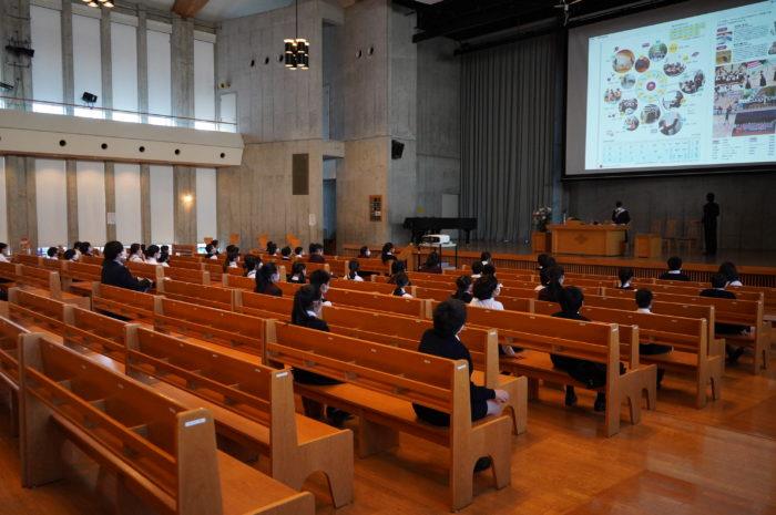 5年生が共愛学園中学へ見学に行ってきました！！